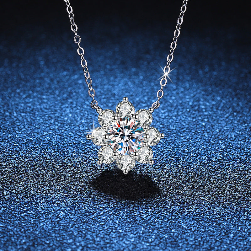 Sunflower Bloom Pendant Necklace