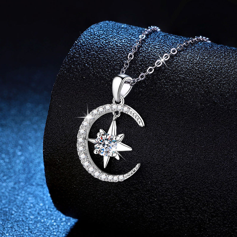 Moonstar Compass Pendant Necklace