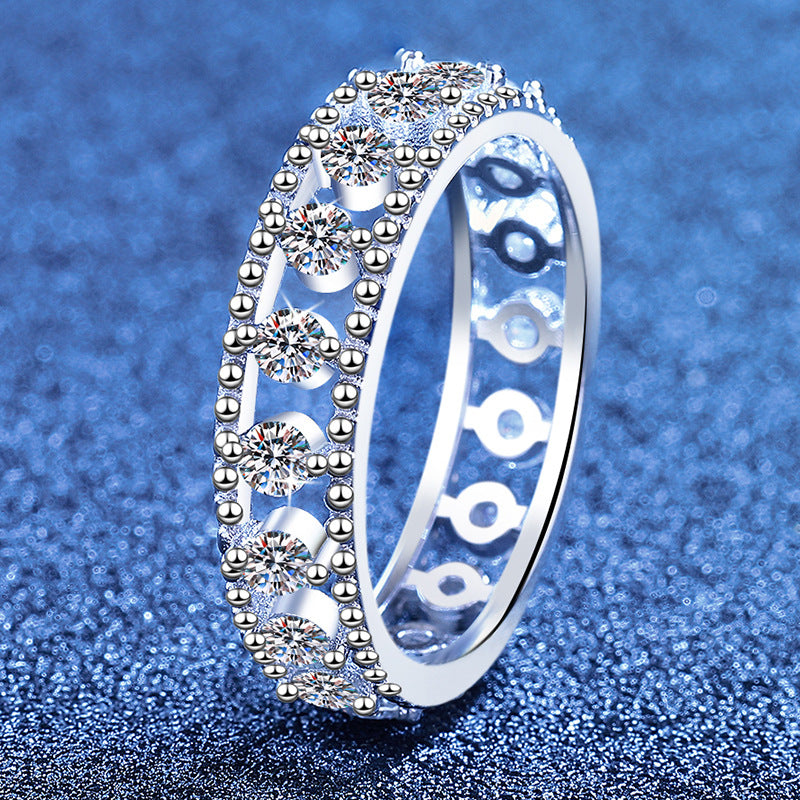 Starlit Row Eternity Sparkle Band Ring