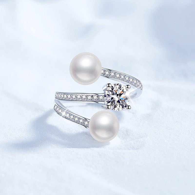 Pearl Twist Duo Ring