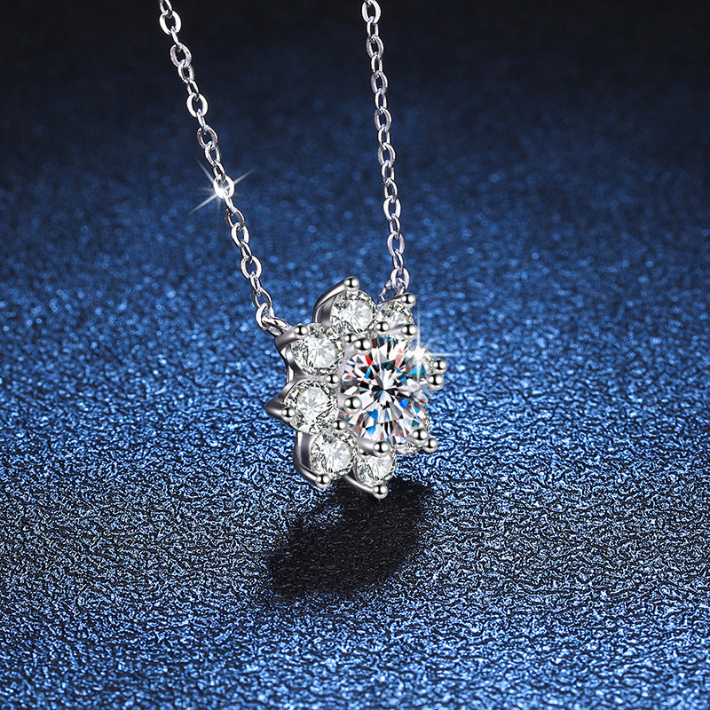 Sunflower Bloom Pendant Necklace