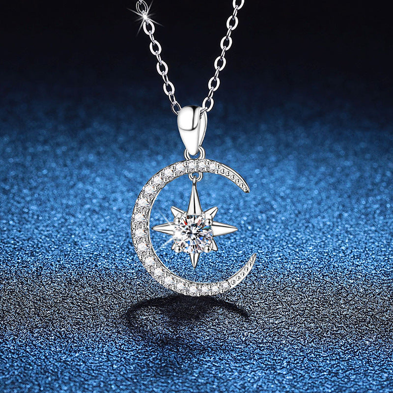 Moonstar Compass Pendant Necklace
