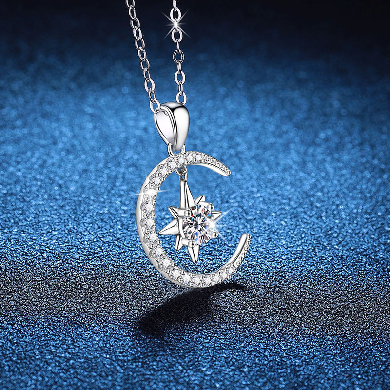 Moonstar Compass Pendant Necklace