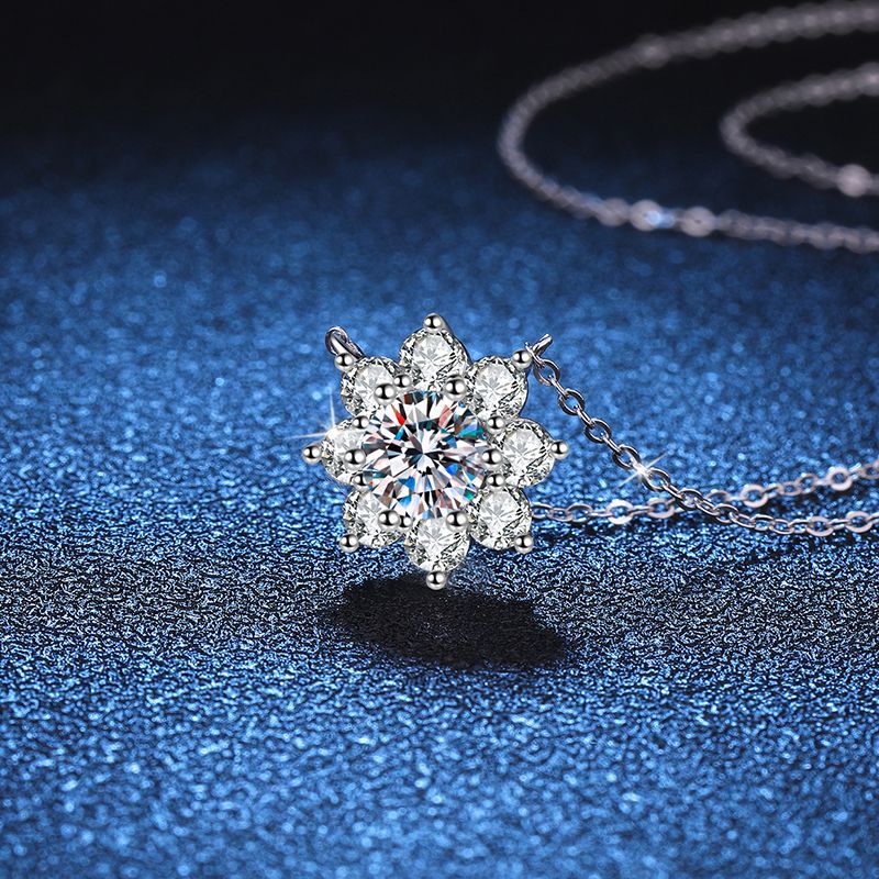Sunflower Bloom Pendant Necklace
