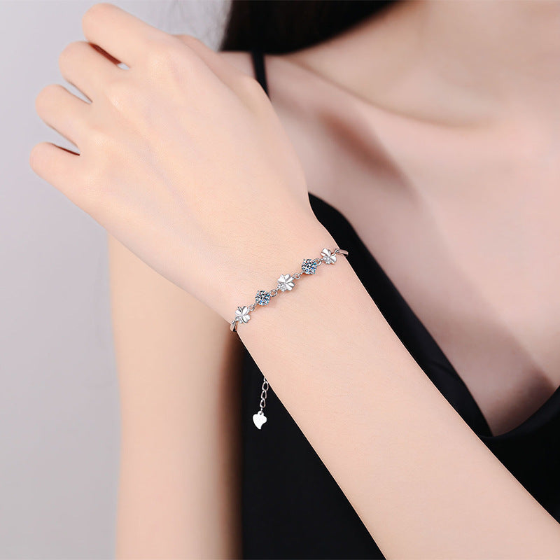 Lucky Clover Link Bracelet