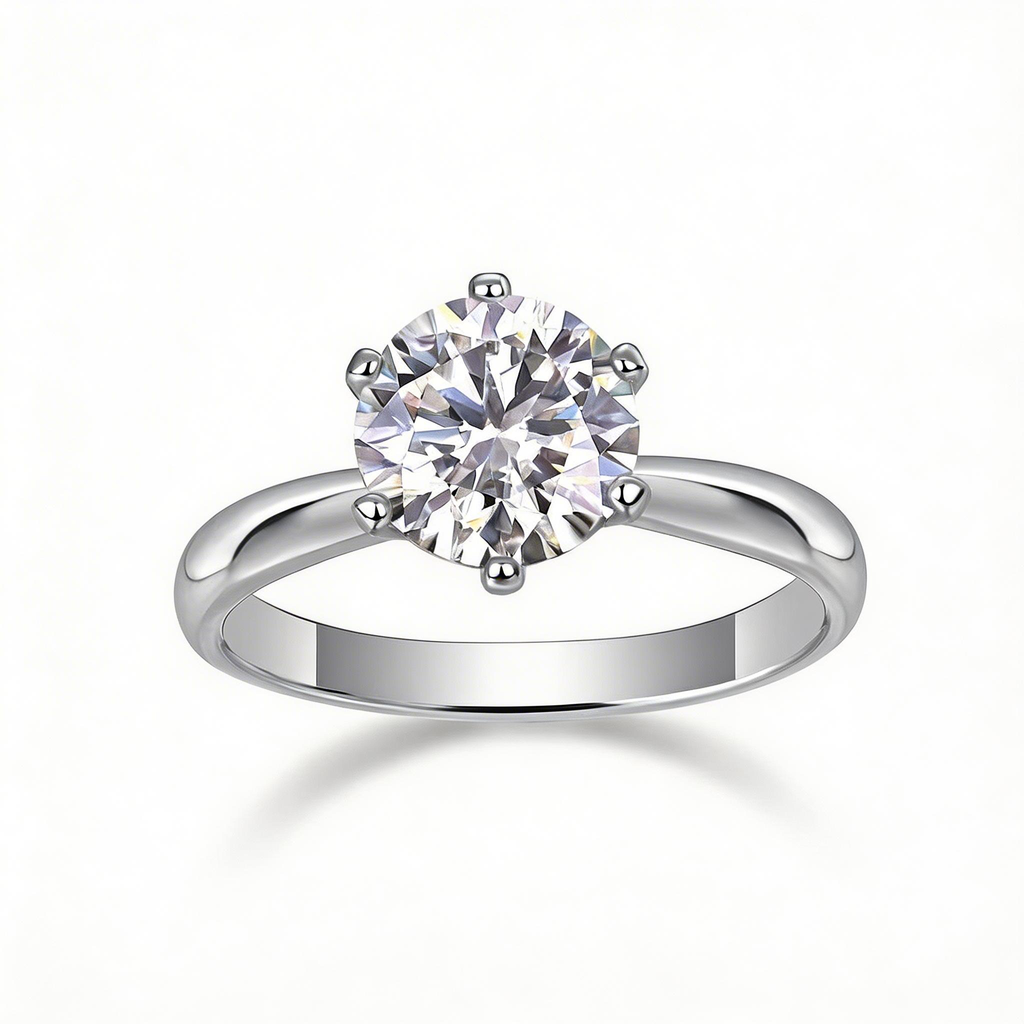 Solitaire Studio Round Six-Prong Icon Ring