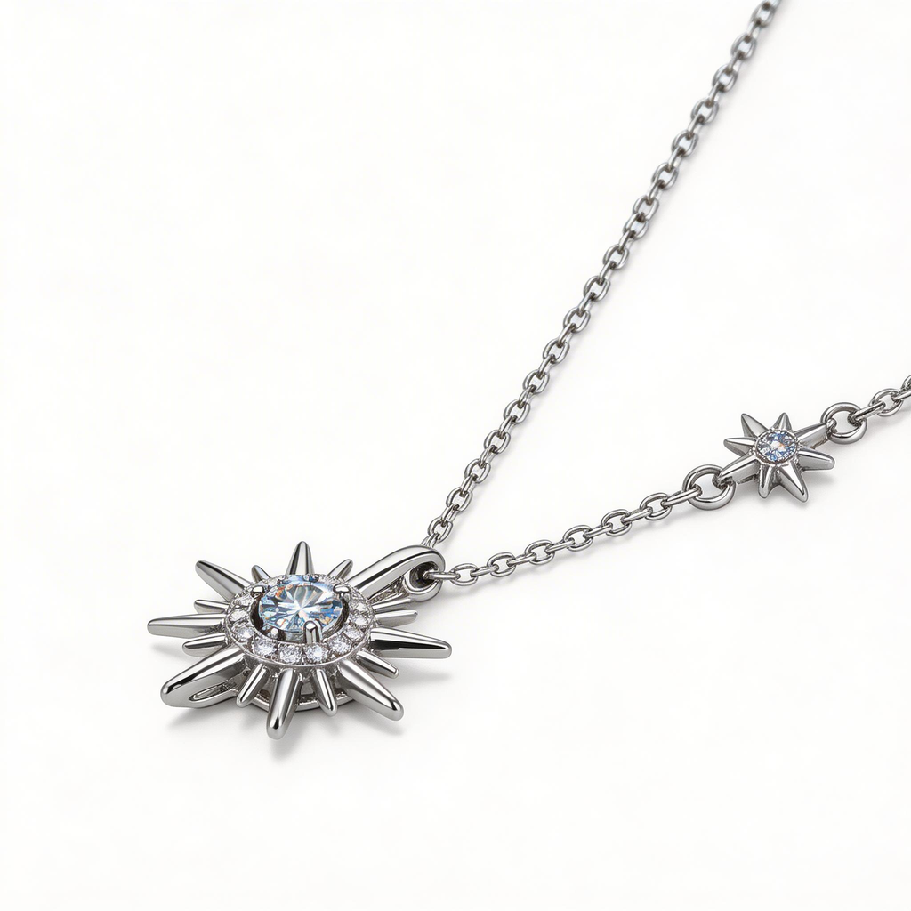 Starlight North Star Pendant Necklace