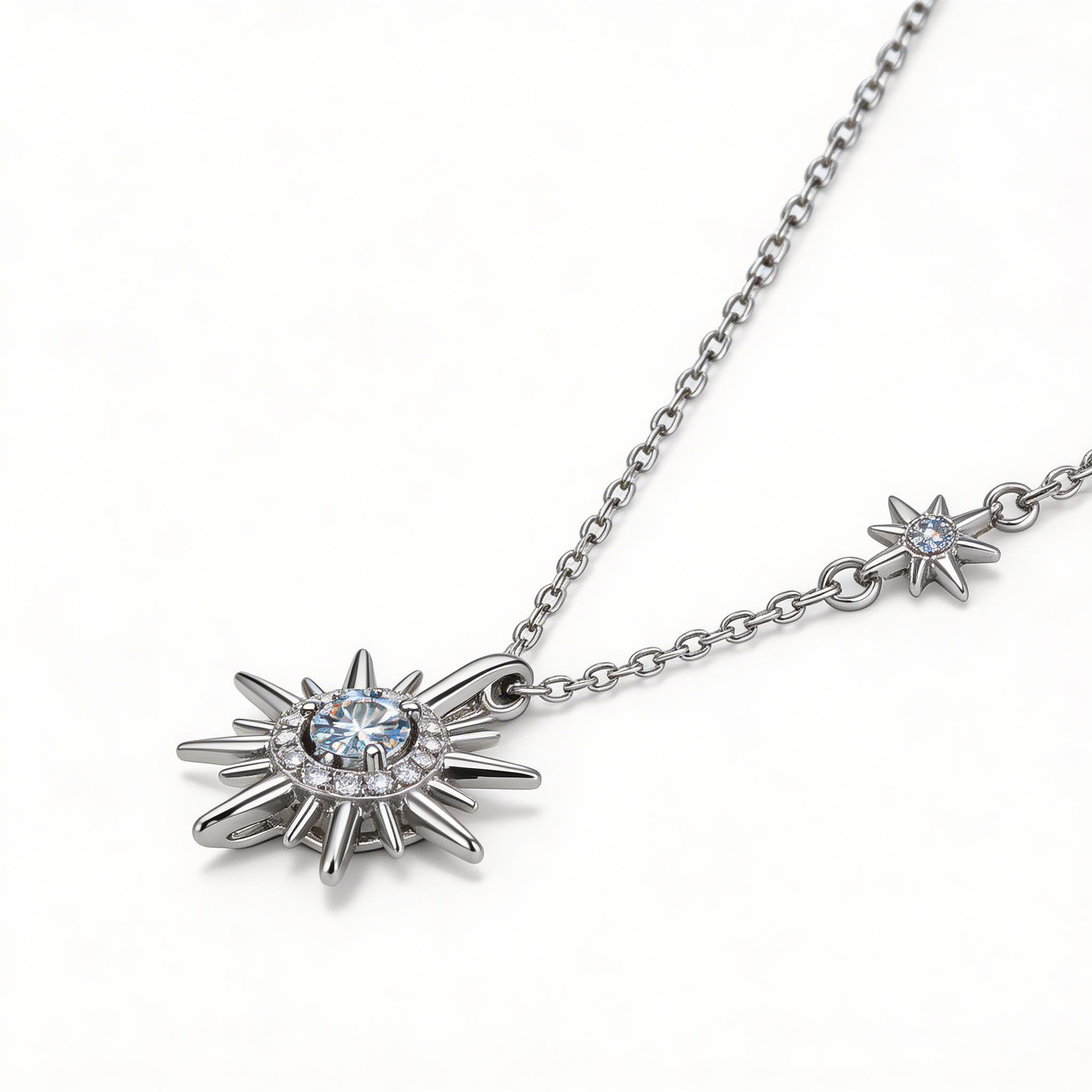 Starlight North Star Pendant Necklace