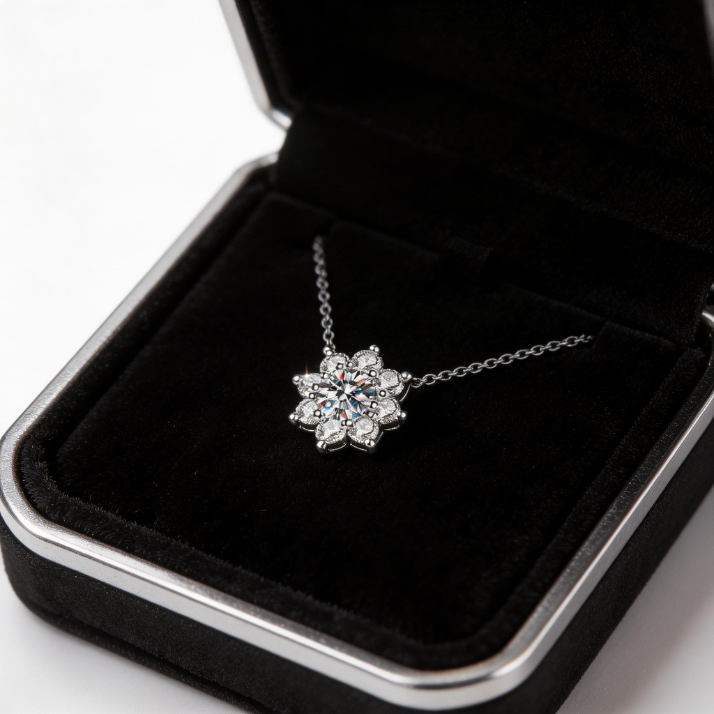 Sunflower Bloom Pendant Necklace