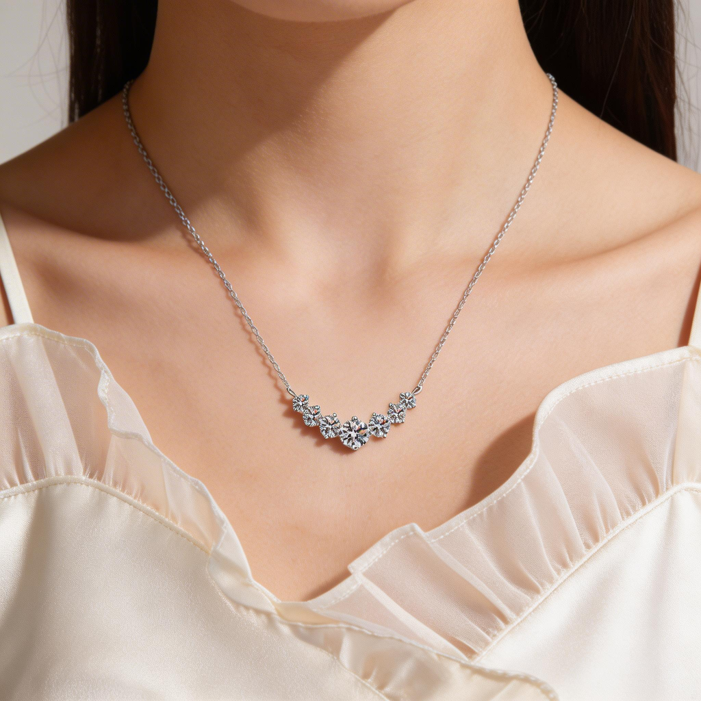 Crown Smile Sparkle Necklace