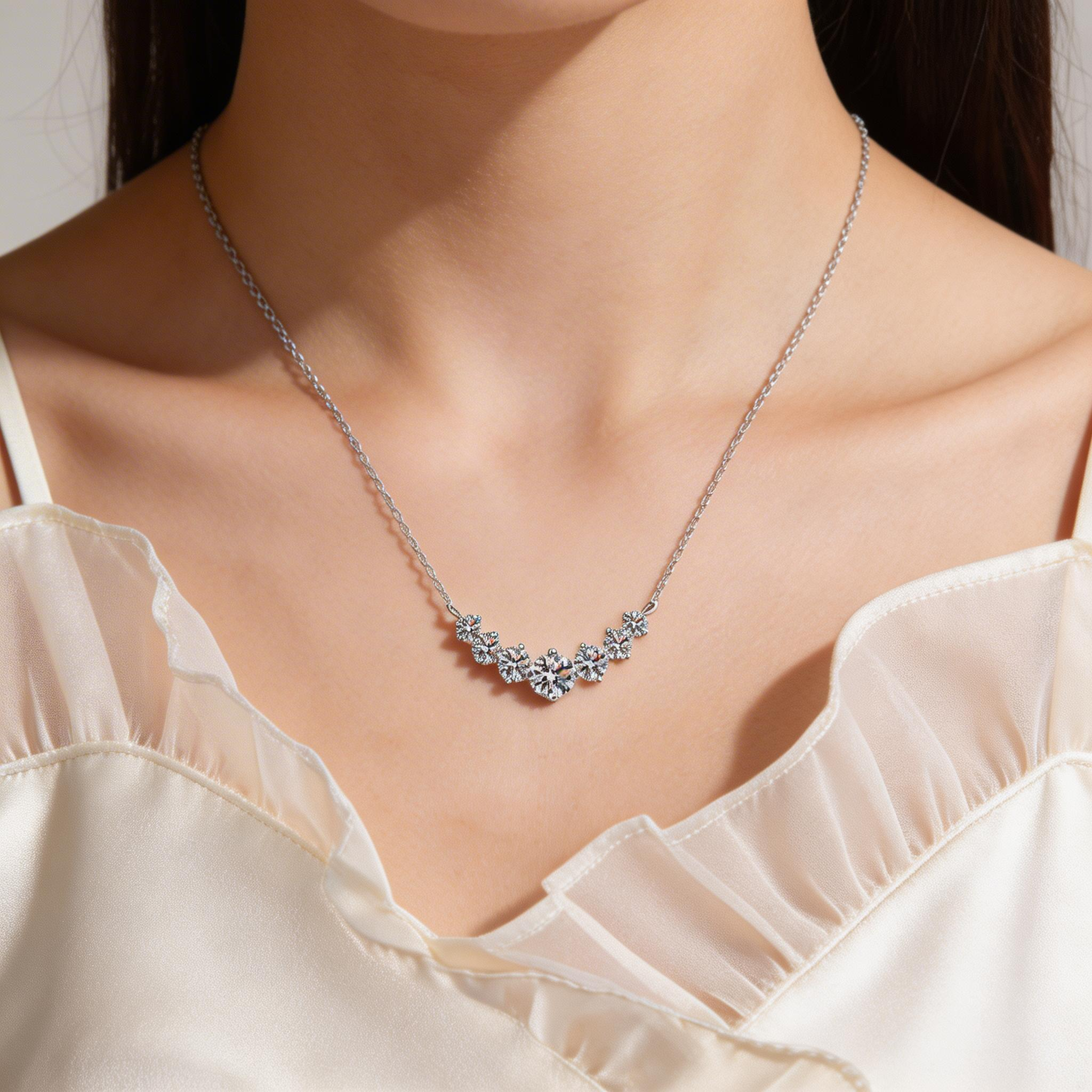 Crown Smile Sparkle Necklace
