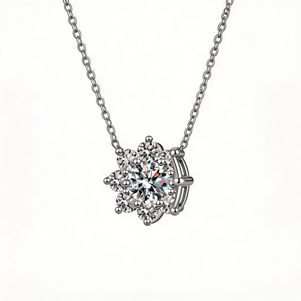 Sunflower Bloom Pendant Necklace