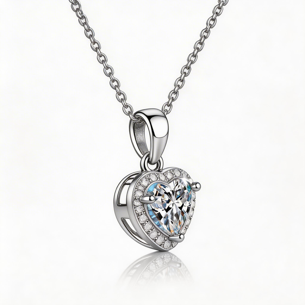 Heart Aura Radiance Pendant Necklace