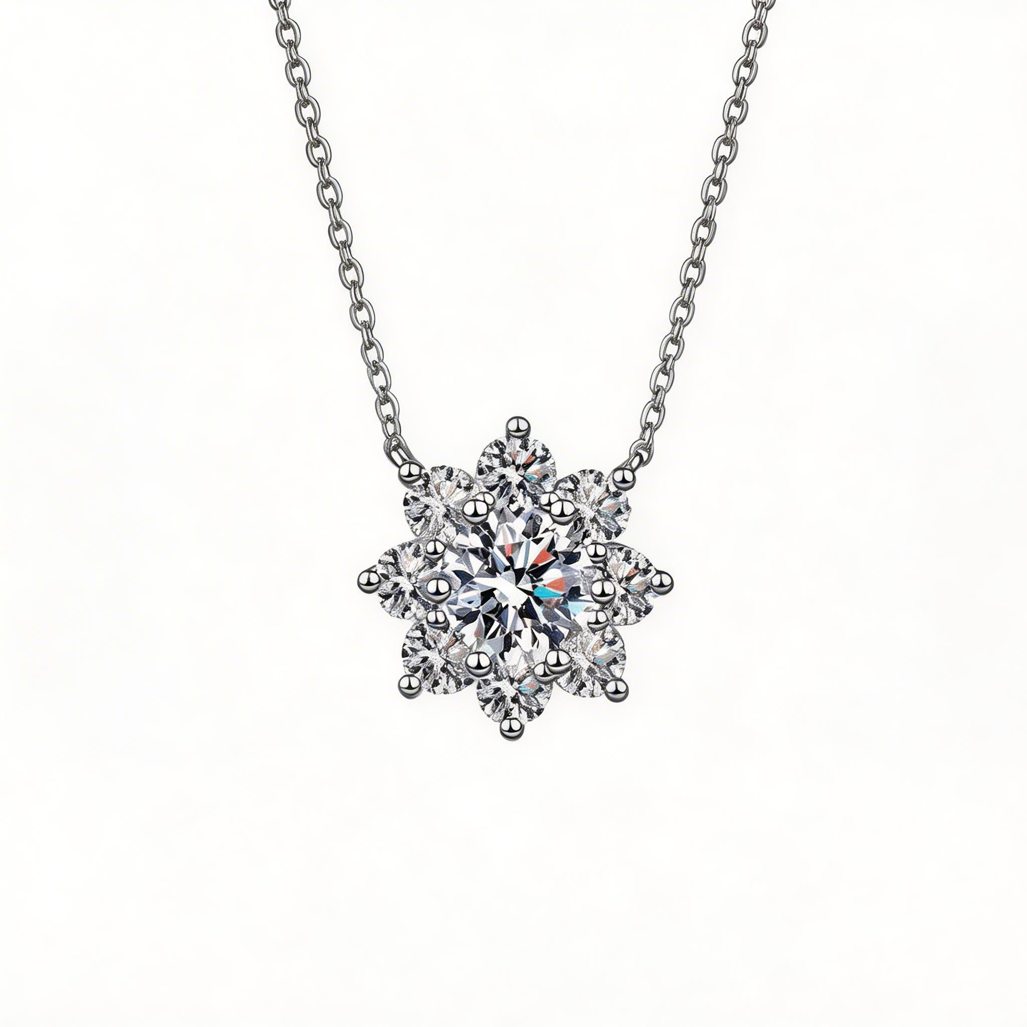 Sunflower Bloom Pendant Necklace