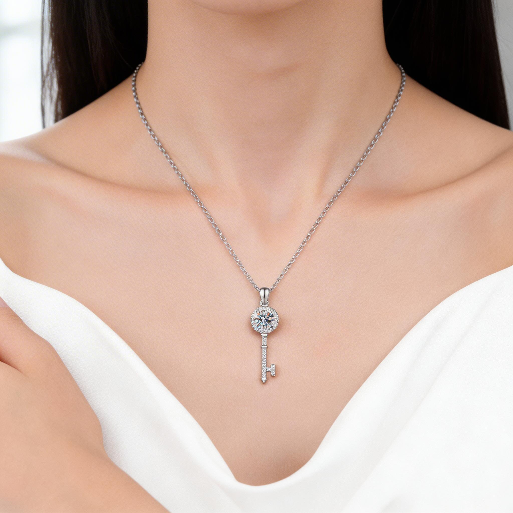 Keyline Sparkle Pendant Necklace