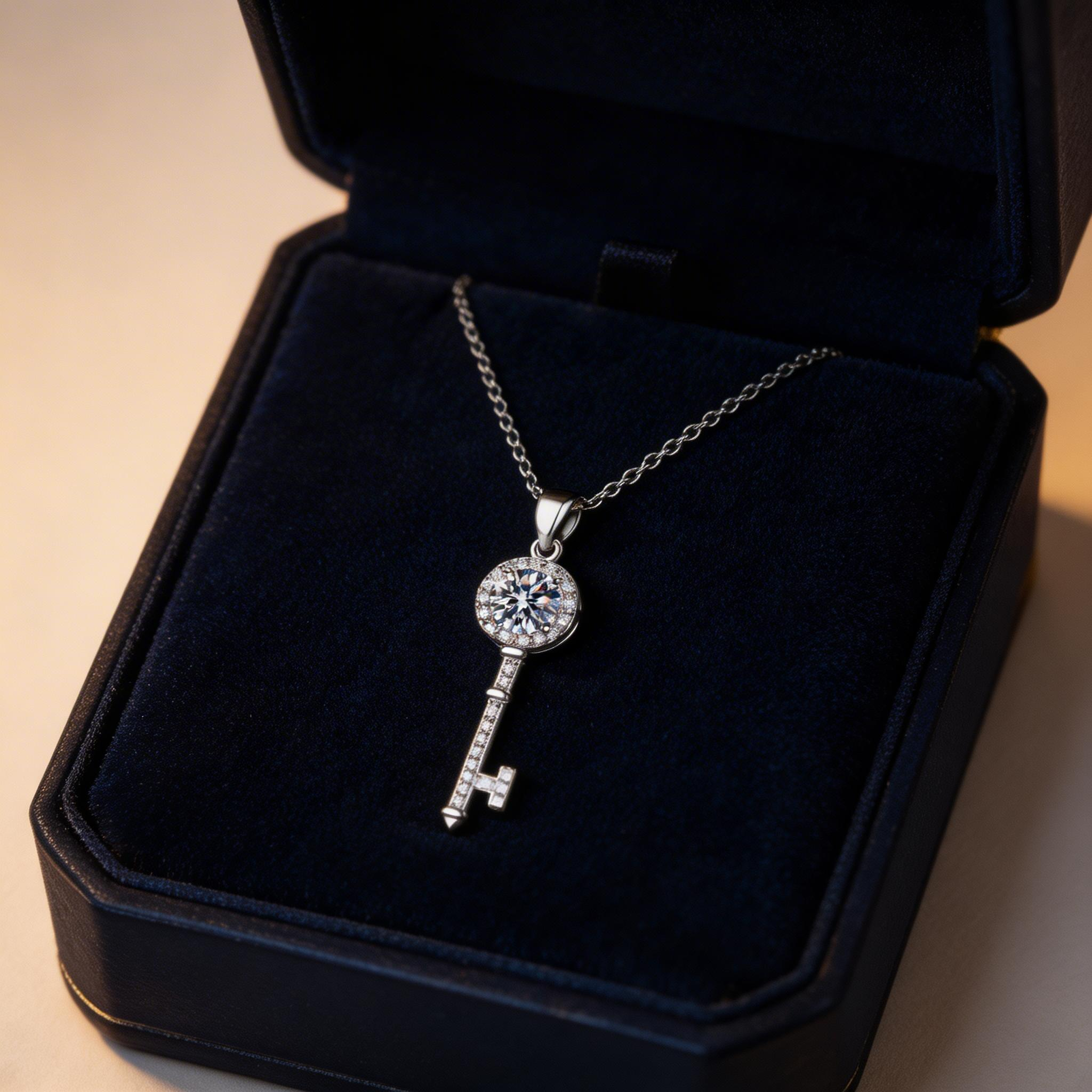 Keyline Sparkle Pendant Necklace