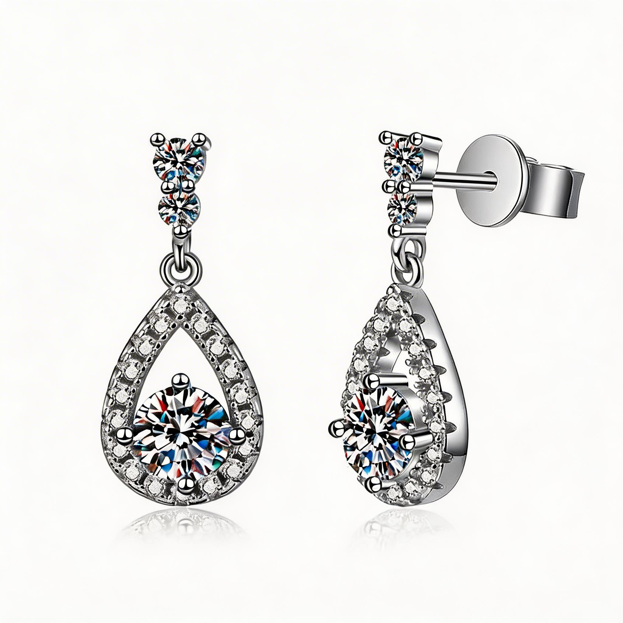 Teardrop Radiance Drop Earrings