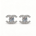 Icon Frame Sparkle Stud Earrings