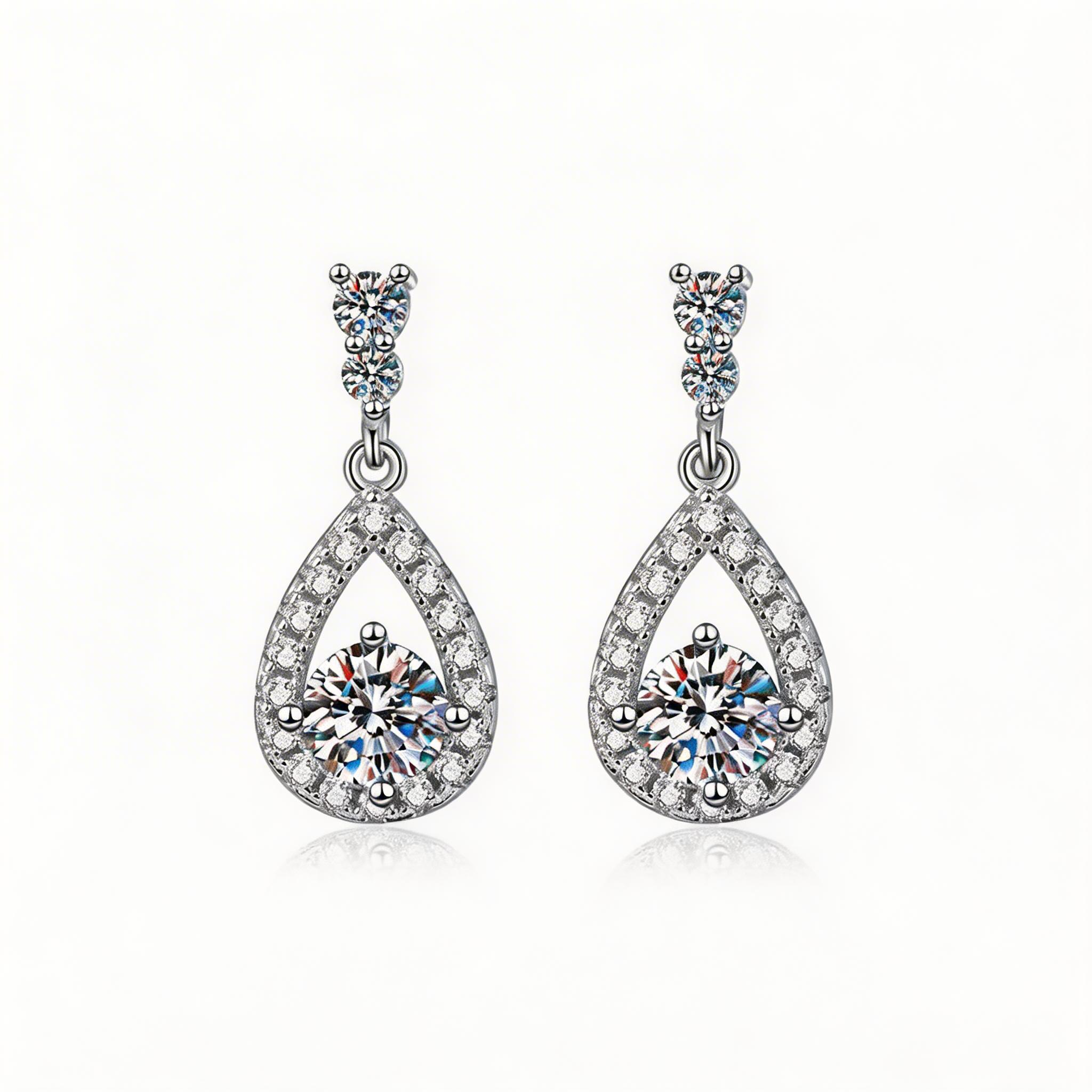 Teardrop Radiance Drop Earrings