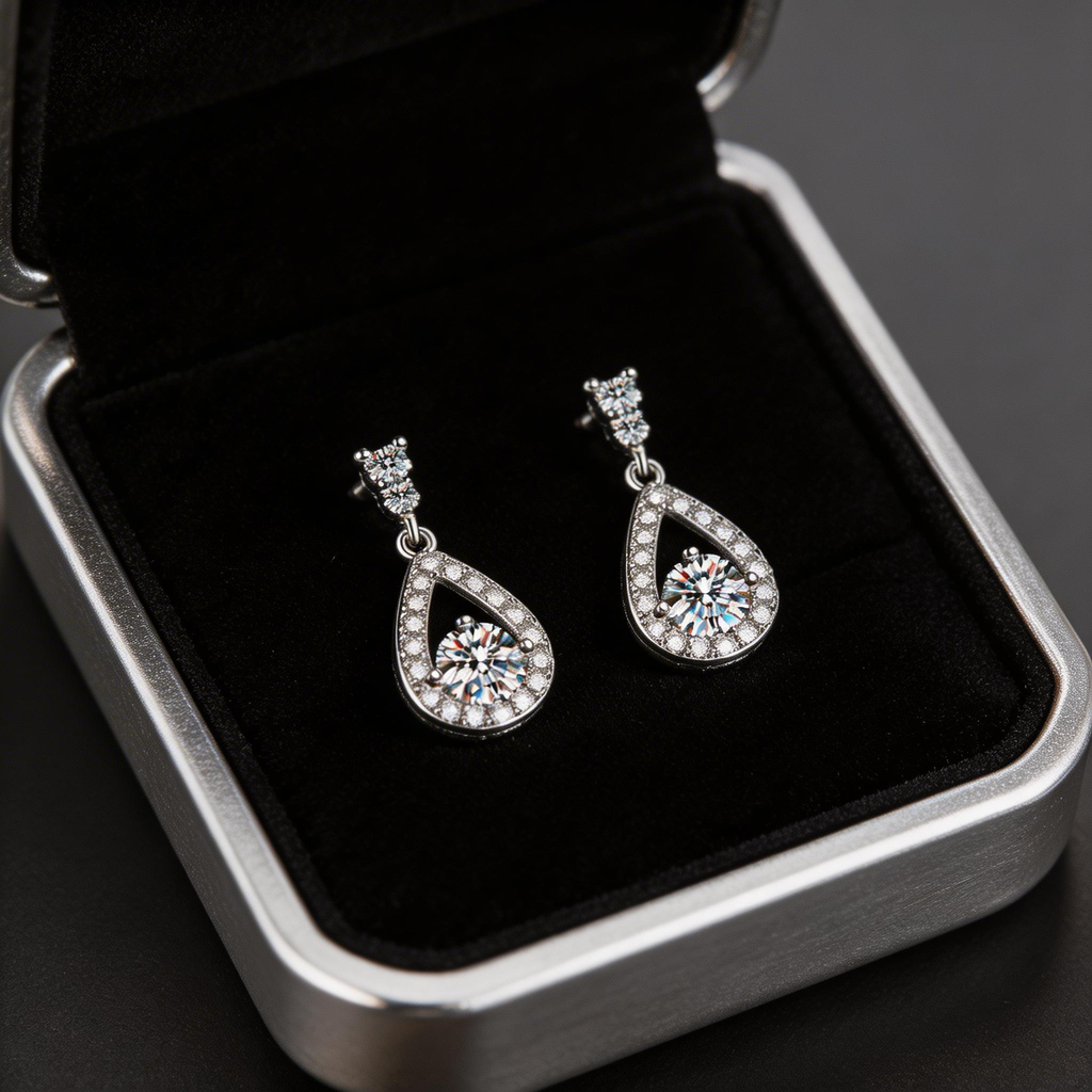 Teardrop Radiance Drop Earrings