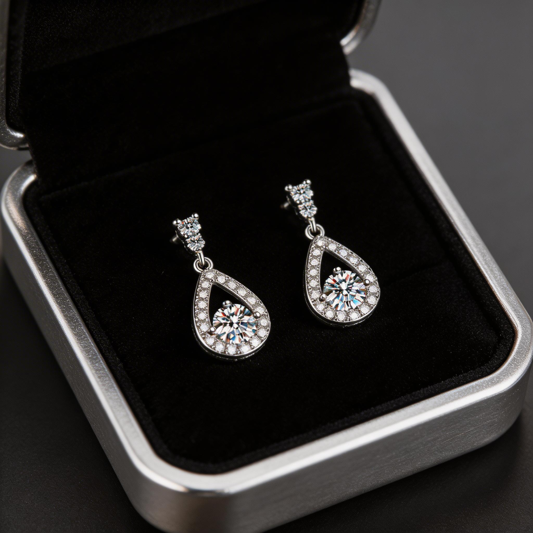 Teardrop Radiance Drop Earrings