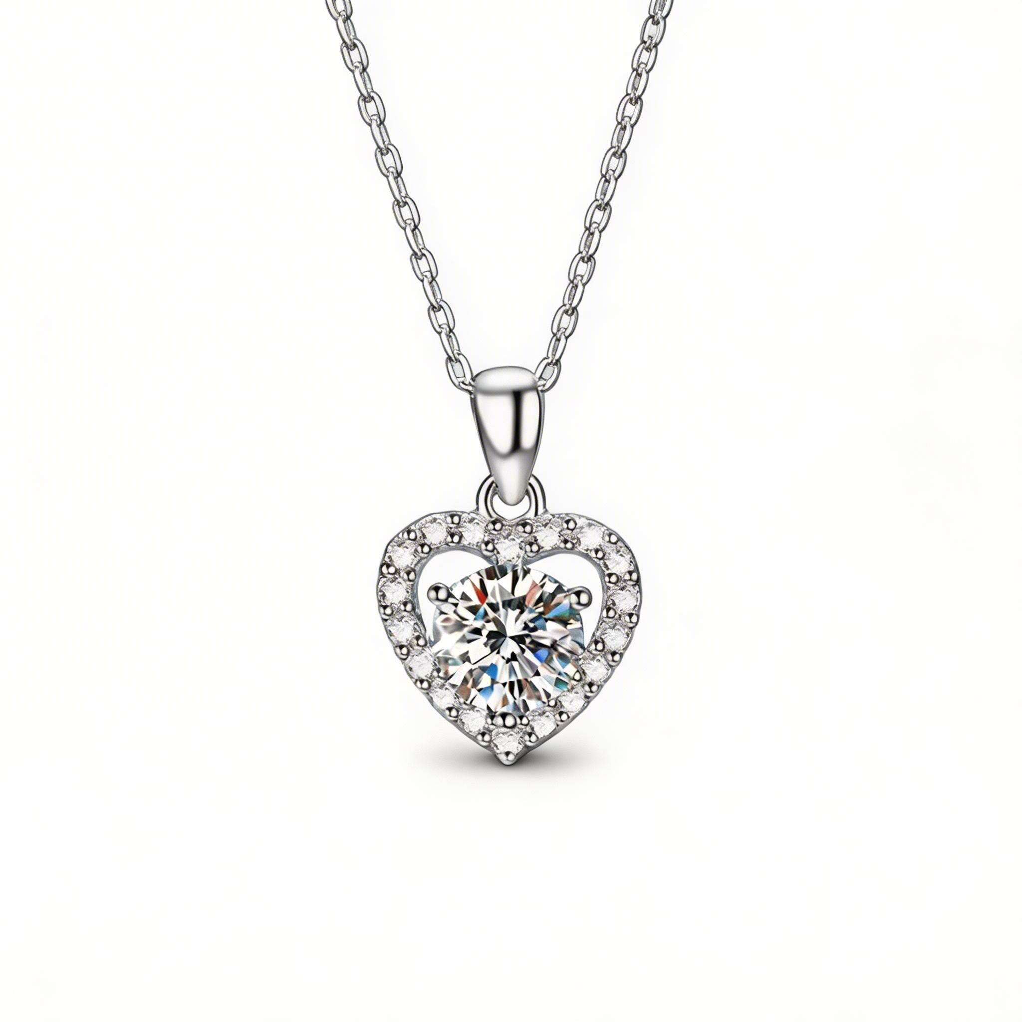 Heart Radiance Pendant Necklace