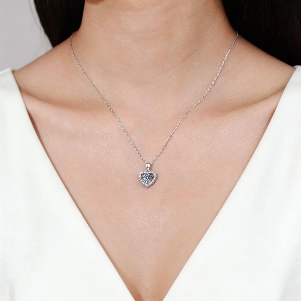 Heart Radiance Pendant Necklace