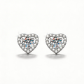 Heart Radiance Pendant Earrings