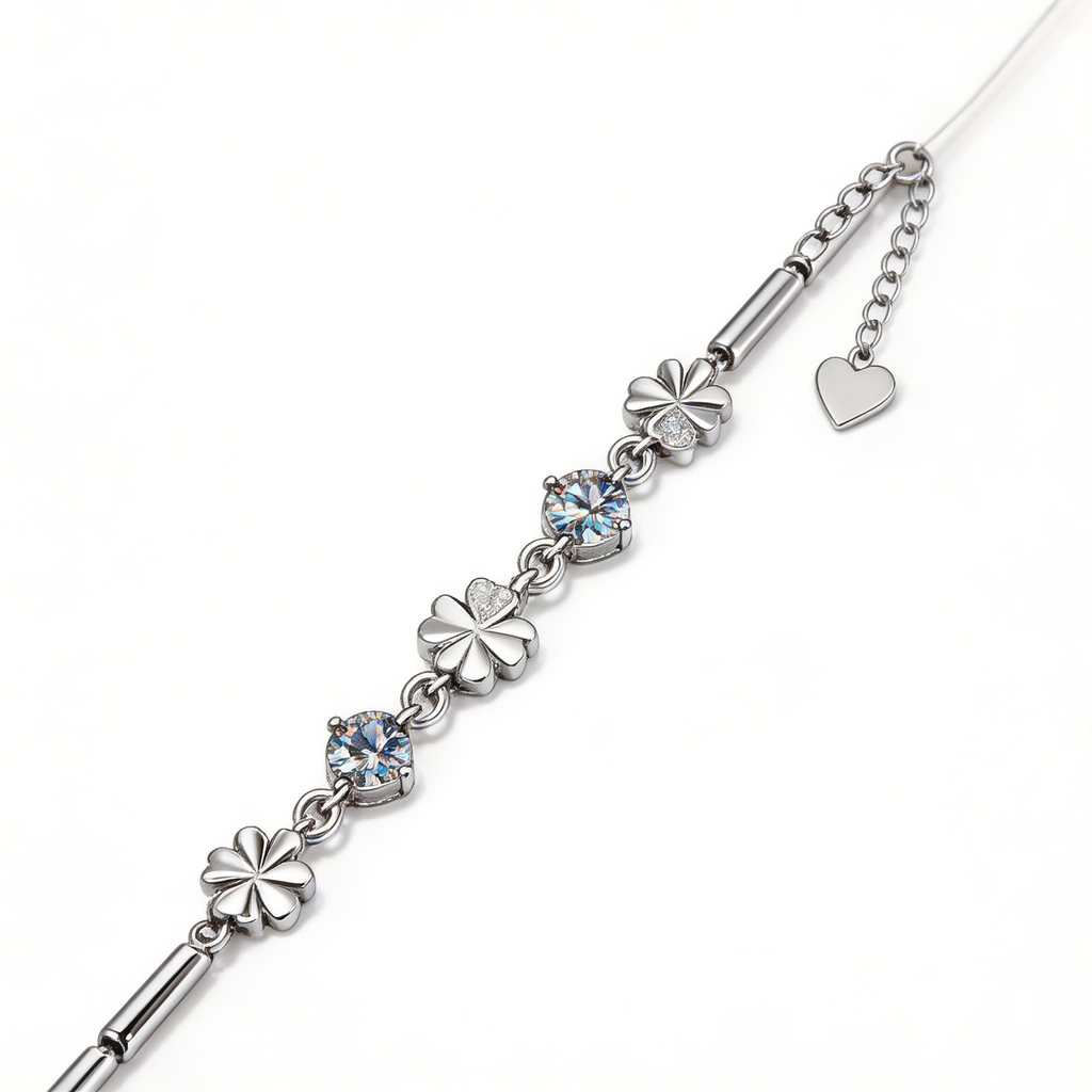 Lucky Clover Link Bracelet