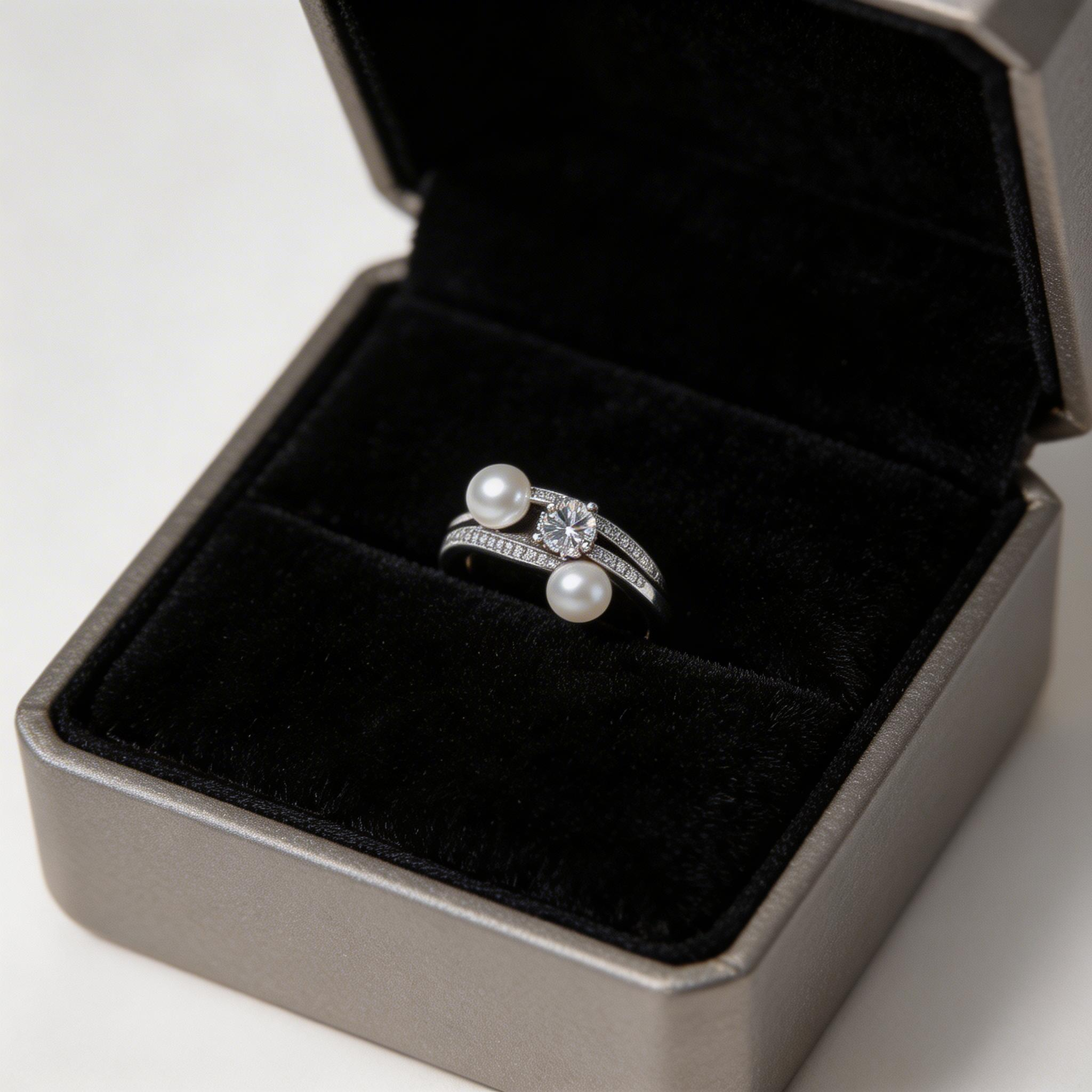 Pearl Twist Duo Ring