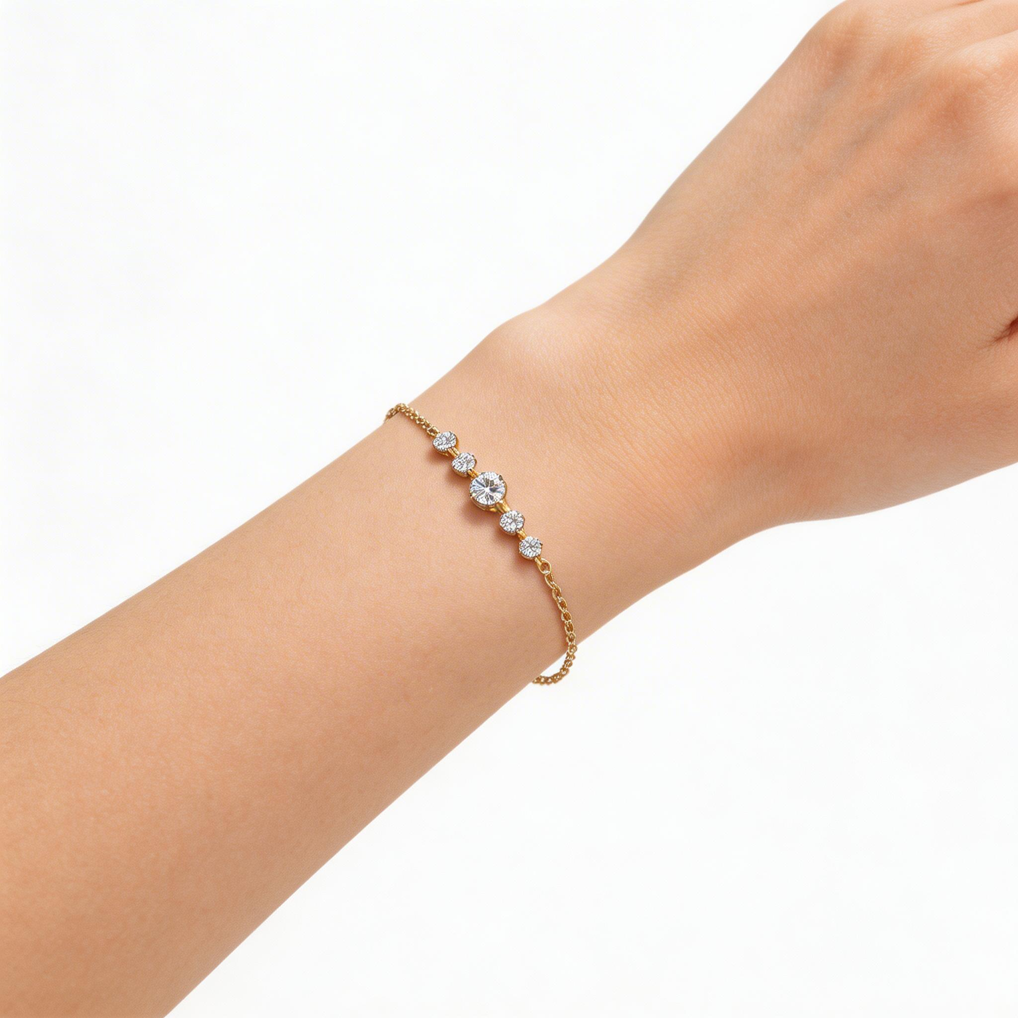 Starlit Station Chain Bracelet