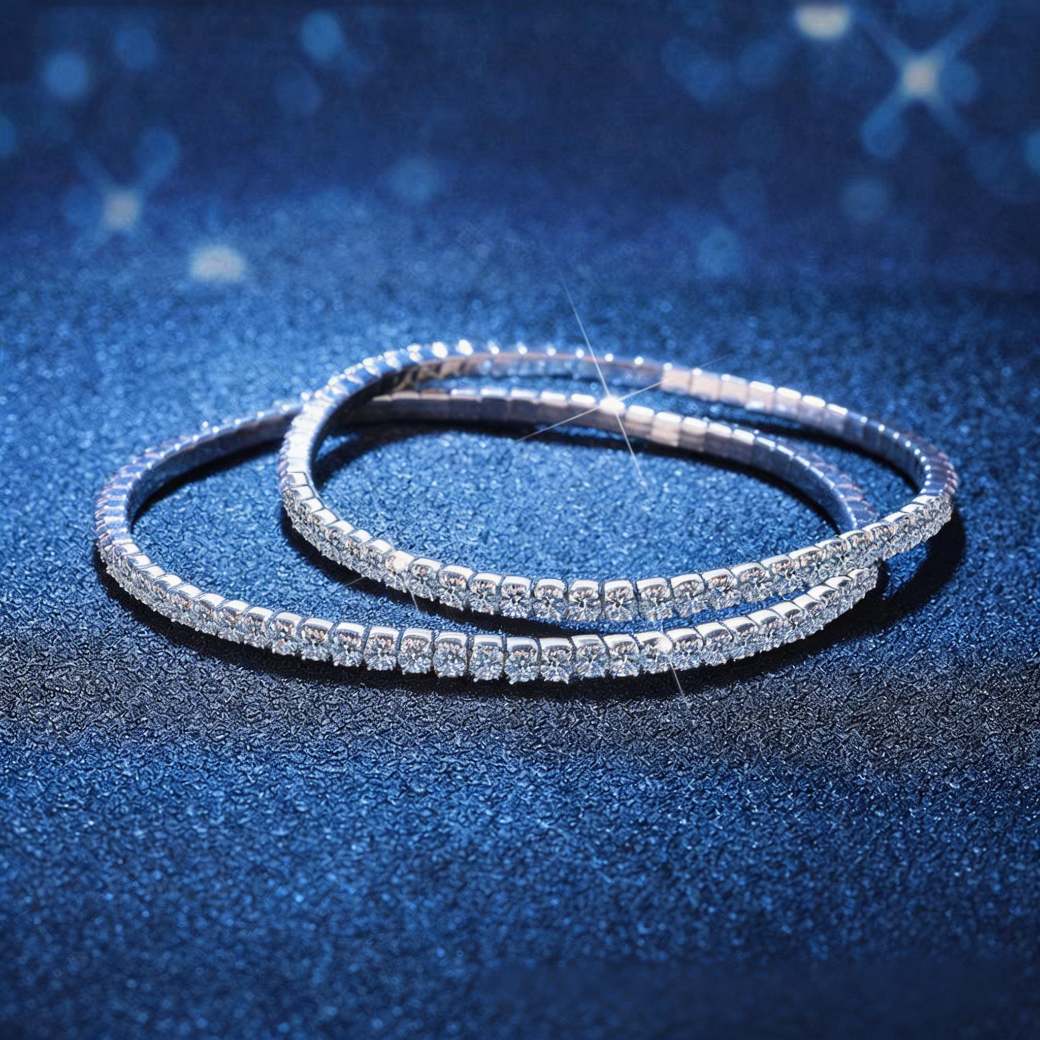 Tennisline Stretch Sparkle Bracelet