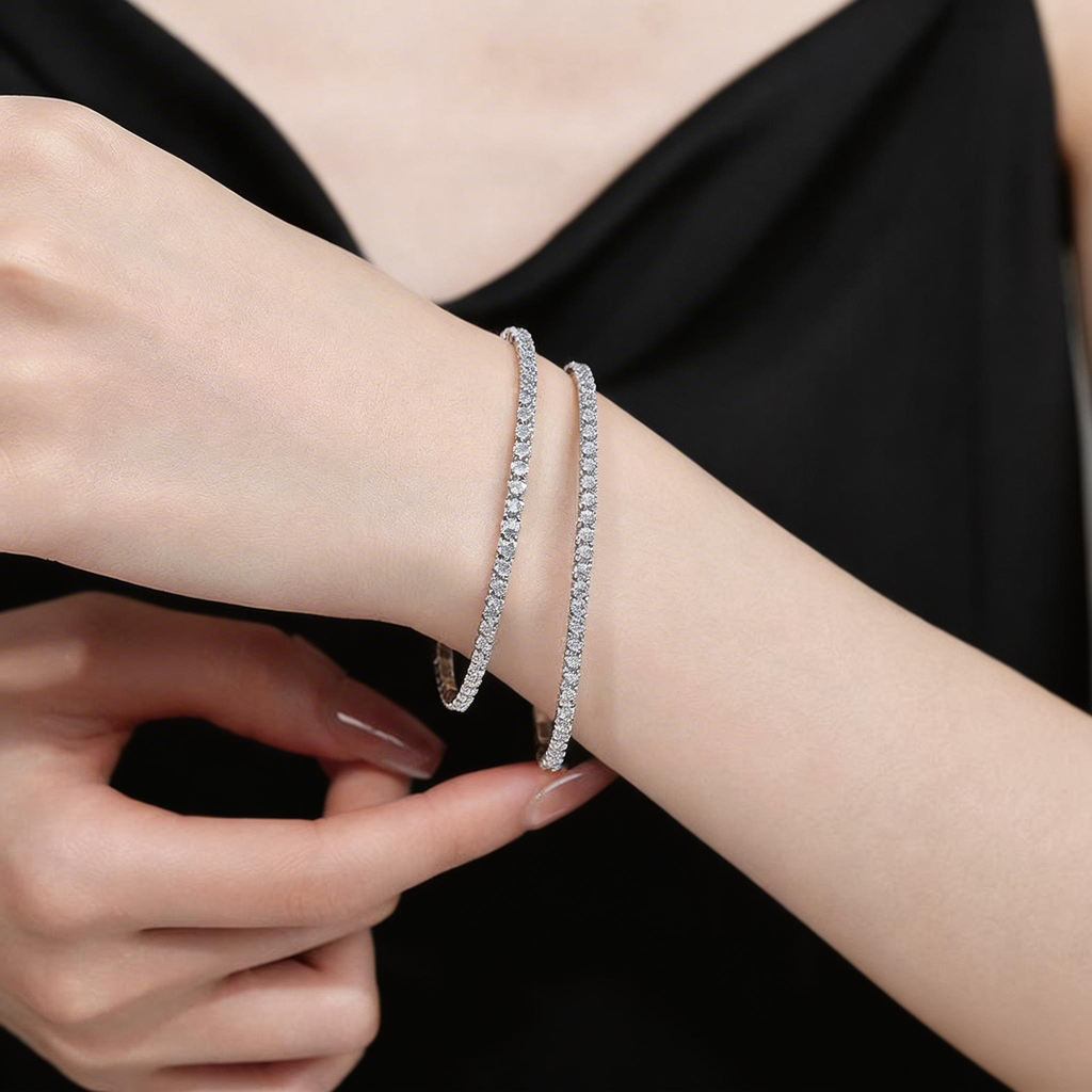 Tennisline Stretch Sparkle Bracelet