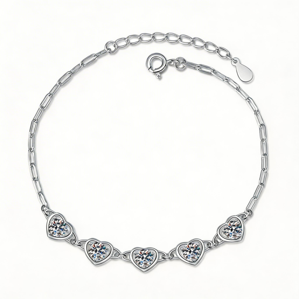 Heartline Station Sparkle Bracelet