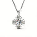 Sunburst Bloom Pendant Necklace