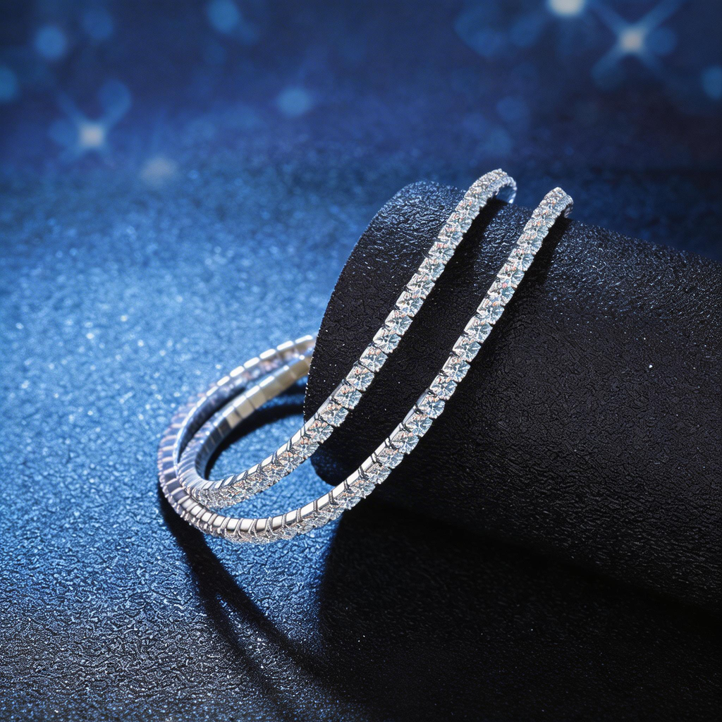 Tennisline Stretch Sparkle Bracelet
